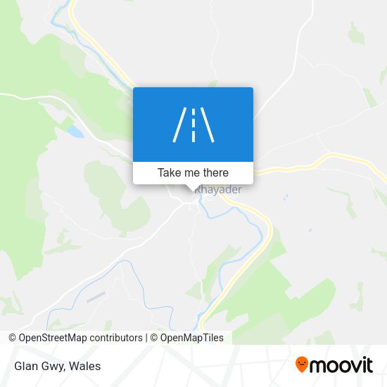 Glan Gwy map