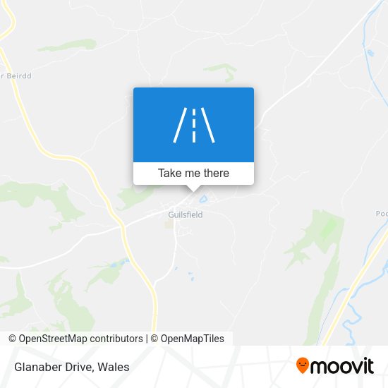 Glanaber Drive map