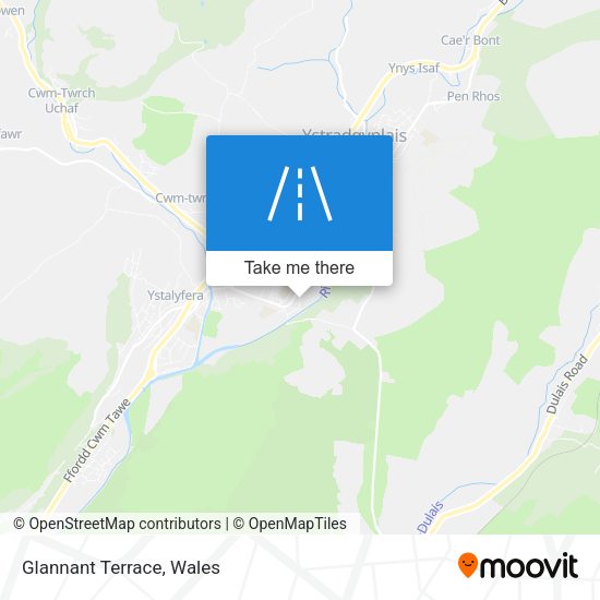 Glannant Terrace map
