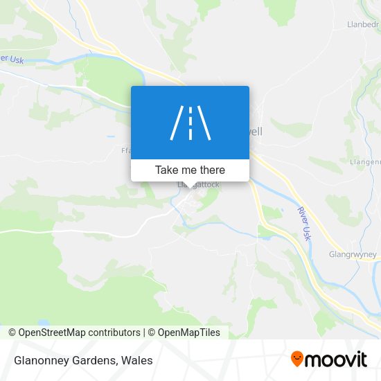 Glanonney Gardens map