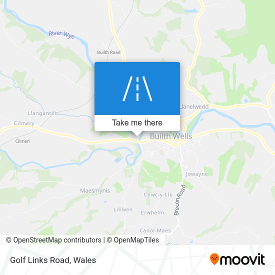 Golf Links Road map