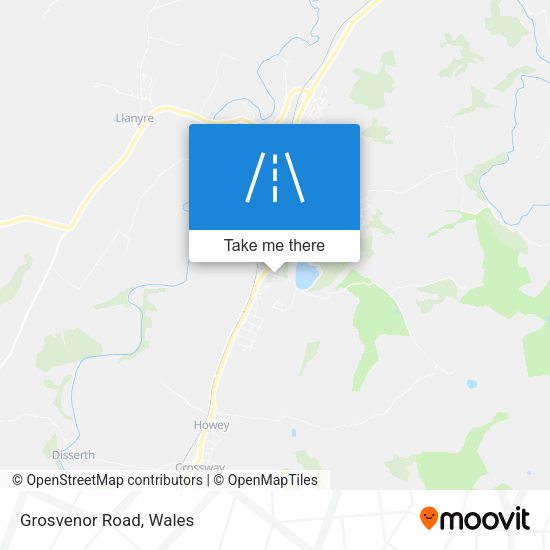 Grosvenor Road map