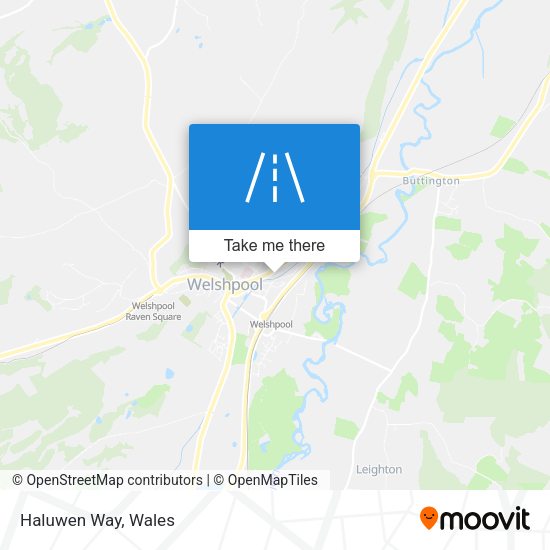 Haluwen Way map