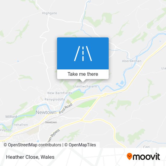 Heather Close map