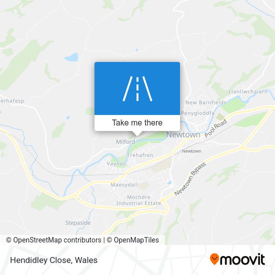Hendidley Close map