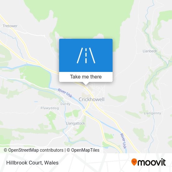 Hillbrook Court map