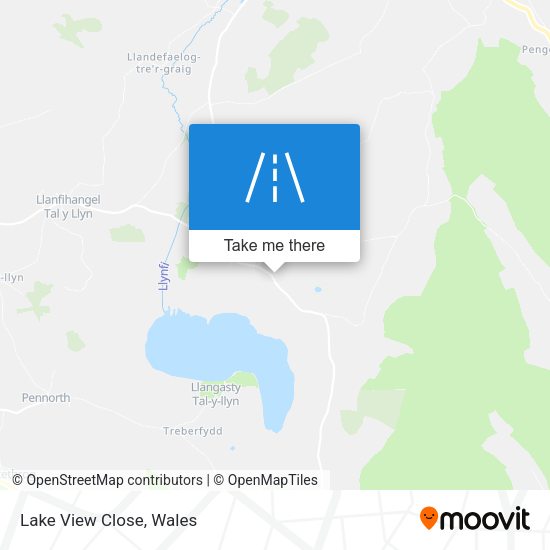 Lake View Close map