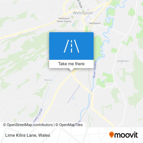 Lime Kilns Lane map