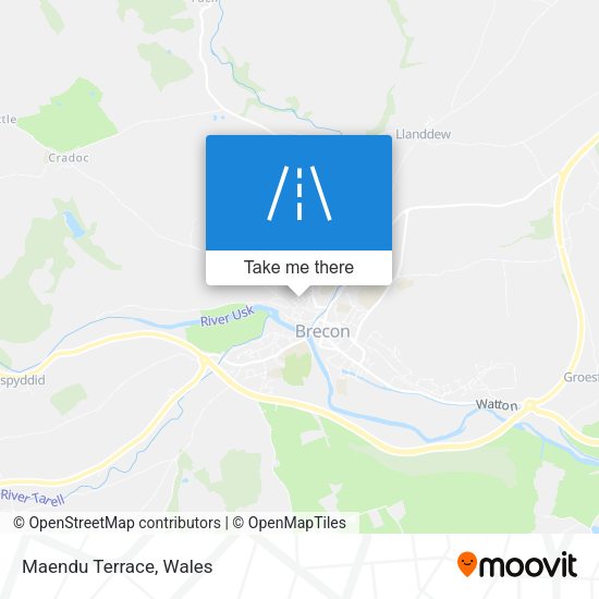 Maendu Terrace map