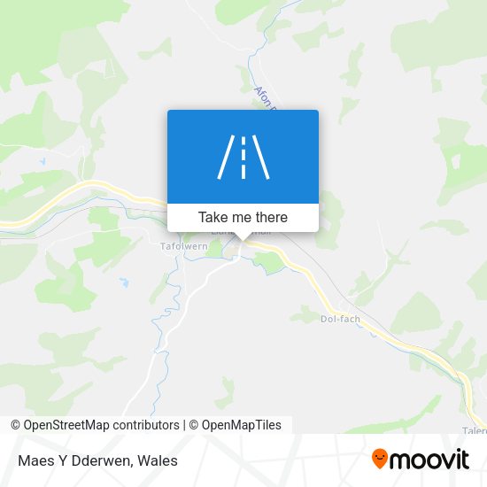 Maes Y Dderwen map