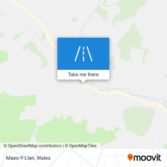 Maes-Y-Llan map