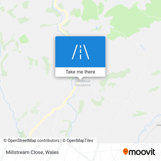 Millstream Close map