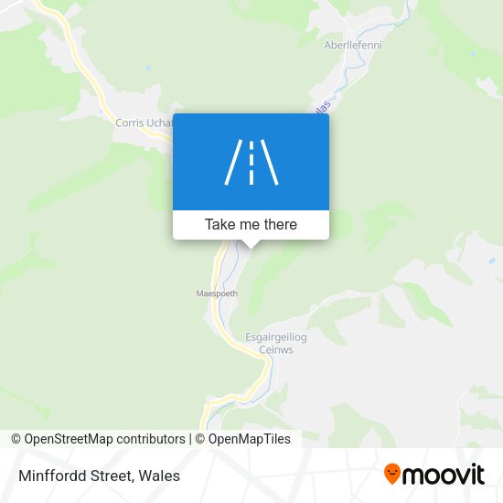 Minffordd Street map