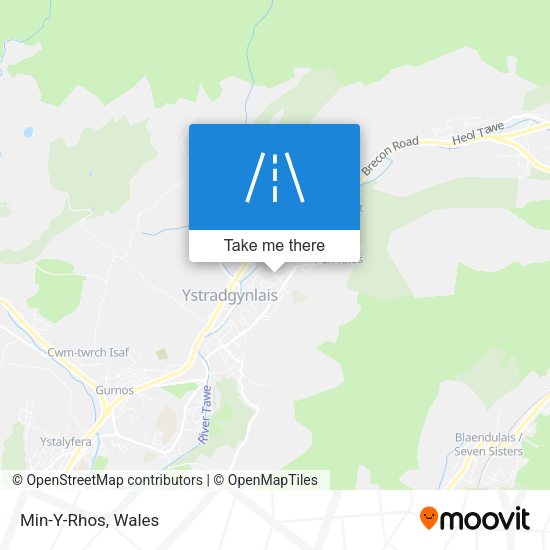 Min-Y-Rhos map
