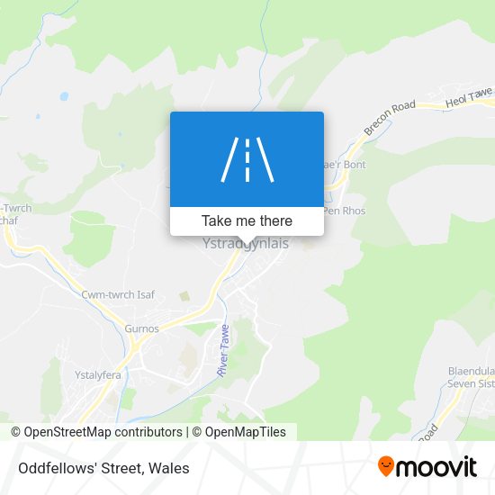 Oddfellows' Street map