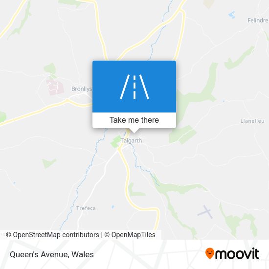 Queen's Avenue map