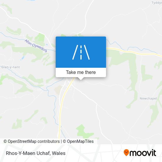 Rhos-Y-Maen Uchaf map