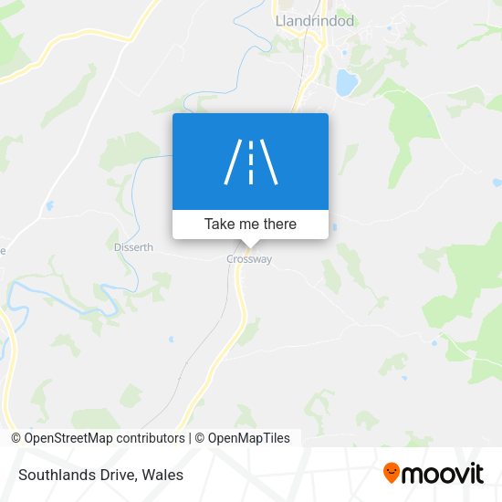 Southlands Drive map