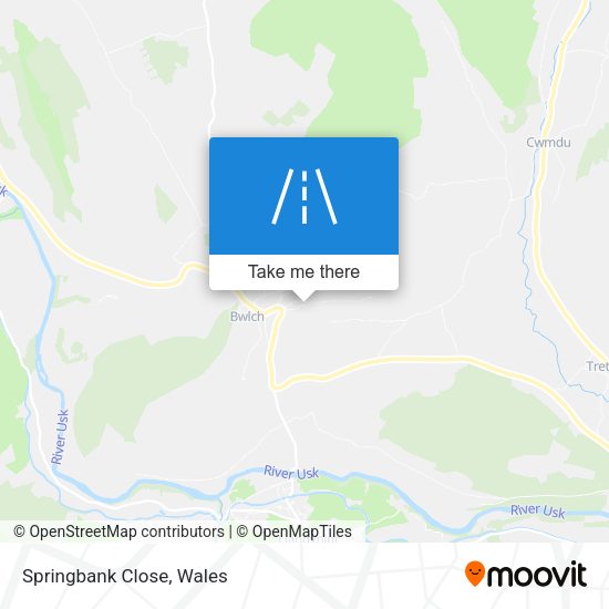 Springbank Close map