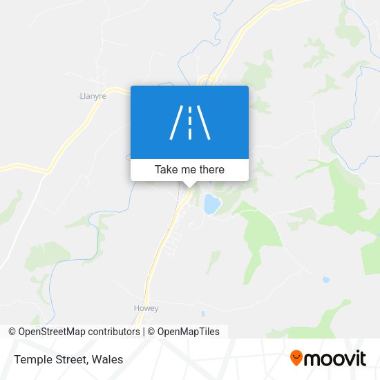 Temple Street map