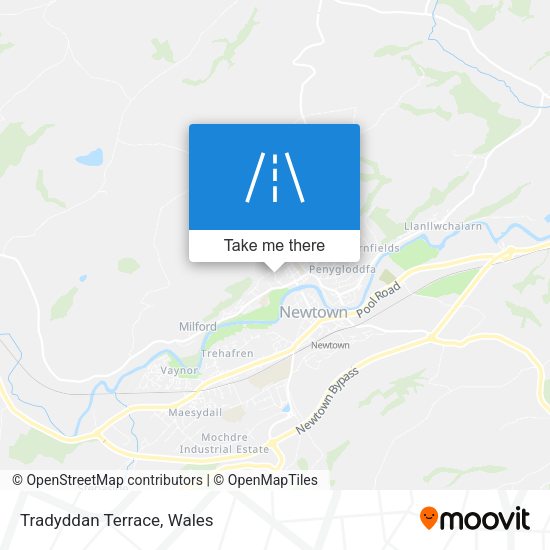 Tradyddan Terrace map