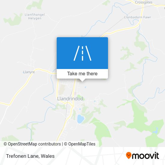Trefonen Lane map