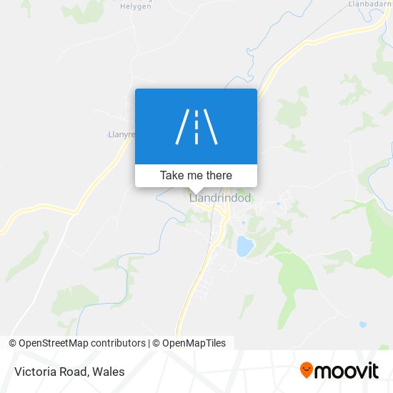 Victoria Road map