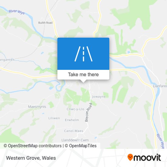 Western Grove map