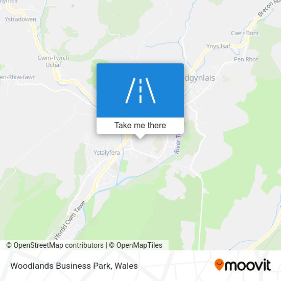 Woodlands Business Park map