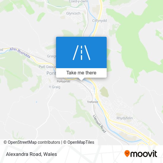 Alexandra Road map