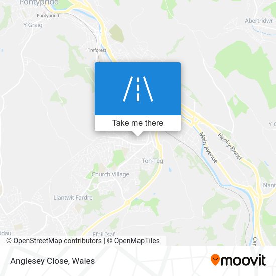 Anglesey Close map