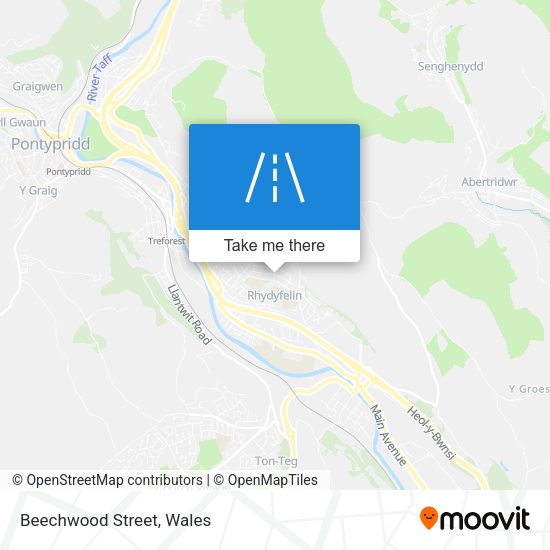Beechwood Street map