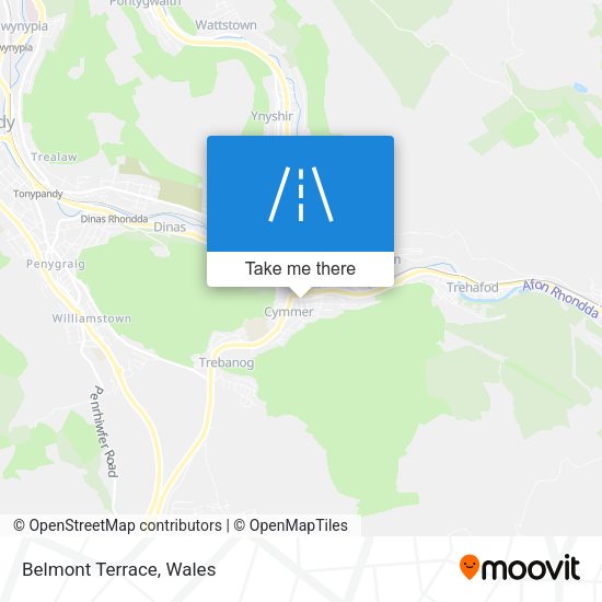 Belmont Terrace map