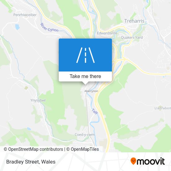 Bradley Street map