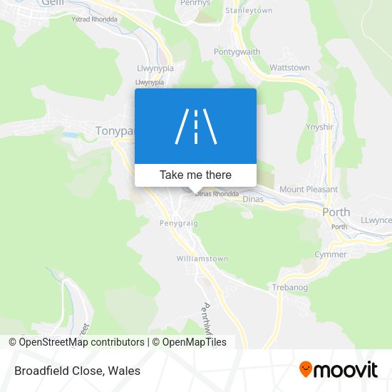Broadfield Close map