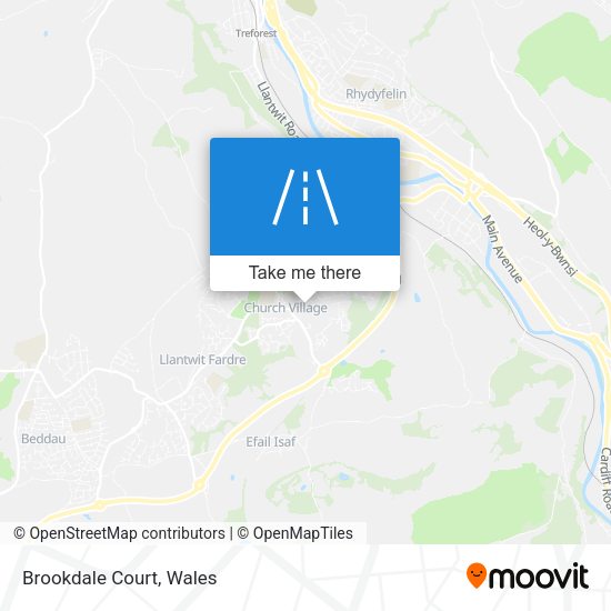 Brookdale Court map