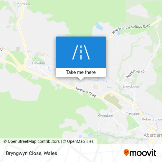 Bryngwyn Close map