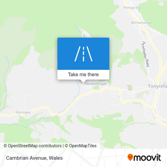 Cambrian Avenue map