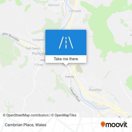 Cambrian Place map