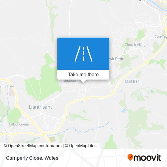 Camperly Close map