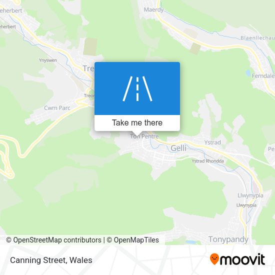 Canning Street map