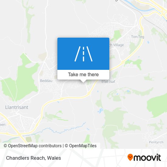 Chandlers Reach map