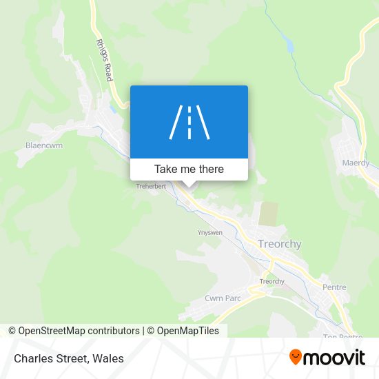 Charles Street map