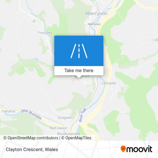 Clayton Crescent map