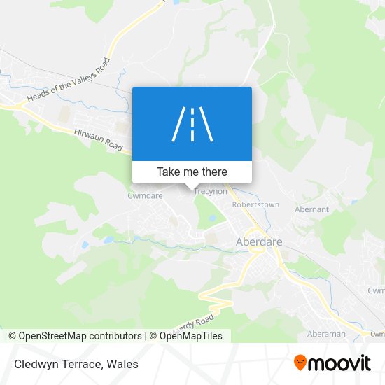 Cledwyn Terrace map