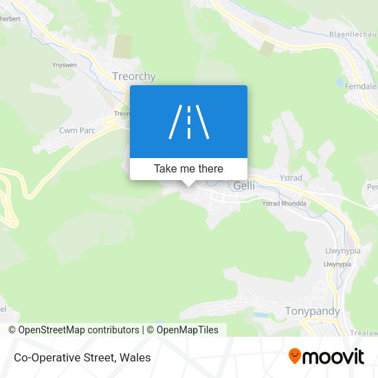 Co-Operative Street map