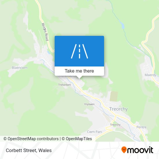 Corbett Street map