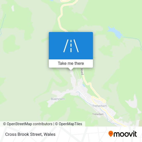 Cross Brook Street map