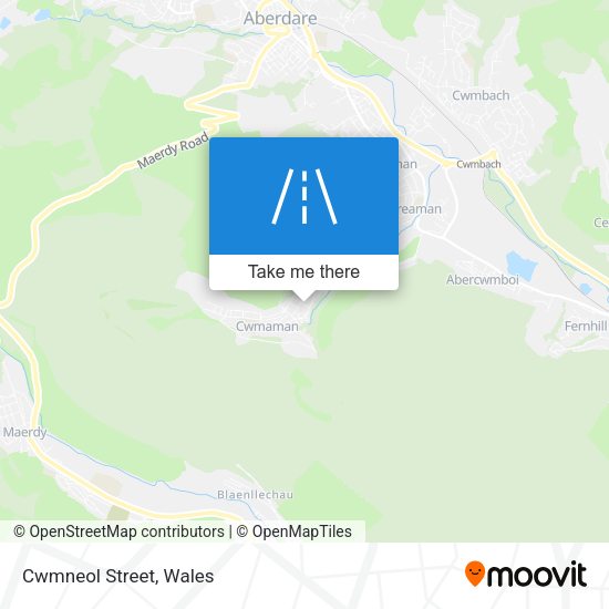 Cwmneol Street map