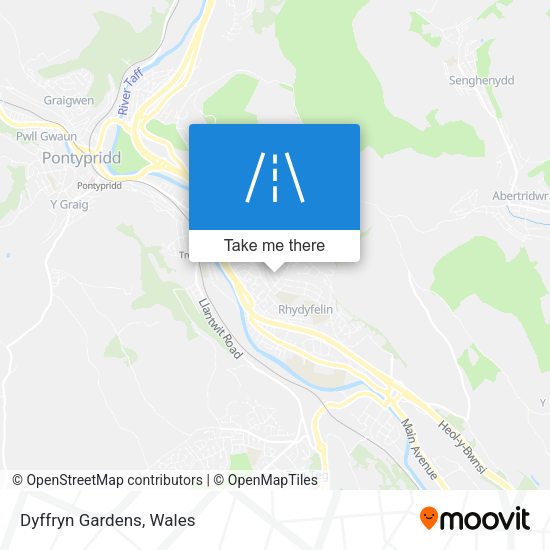 Dyffryn Gardens map